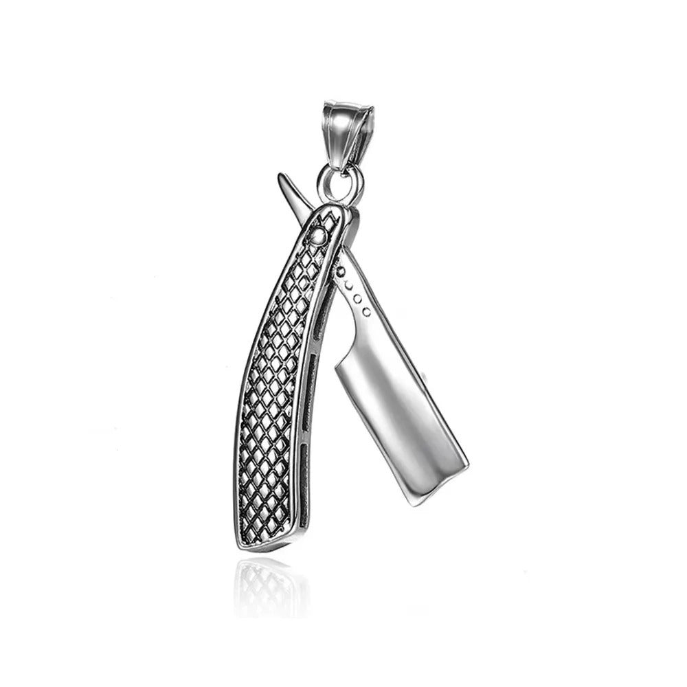 Punk Hip-Hop Stainless Steel Men's Pendant Necklace