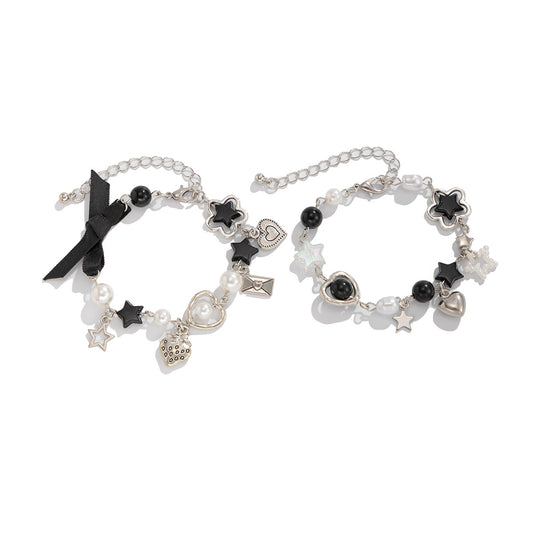Planderful Vienna Verve Bracelet Set – Unique Niche Design with Star and Heart Accents