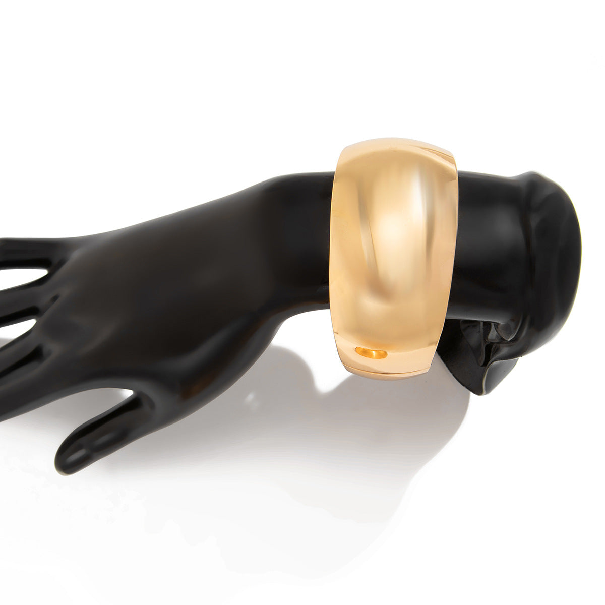 Planderful Vienna Verve Wide Face Statement Bracelet For Women Retro Metal Jewelry