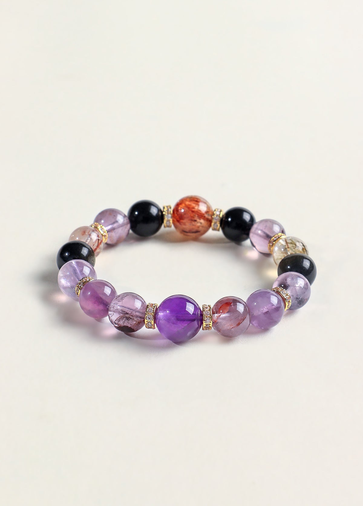 Amethyst Citrine Multigem Bracelet