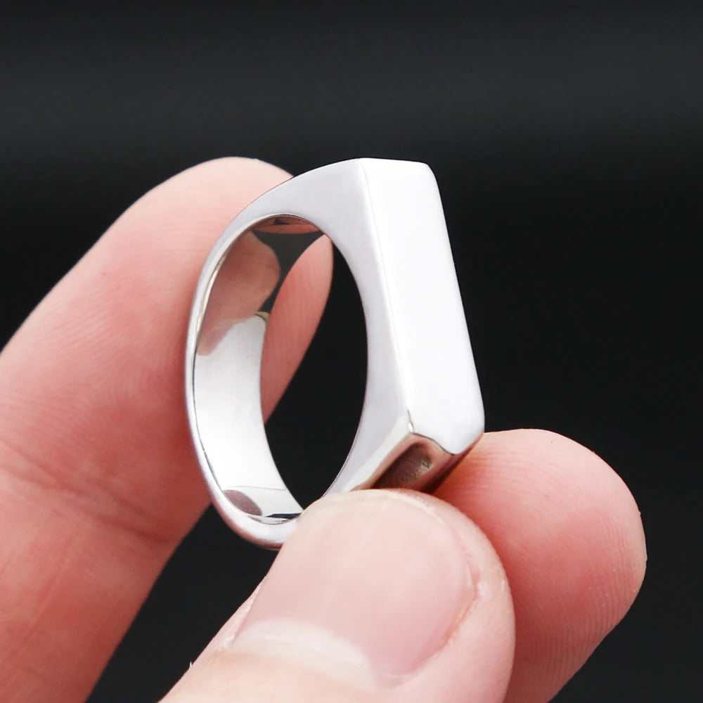 Minimalist Stylish Stainless Steel Ring