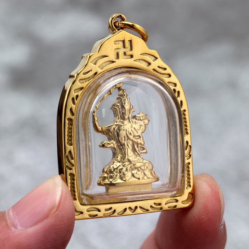Vintage Buddhist Zodiac Stainless Steel Pendant Necklace