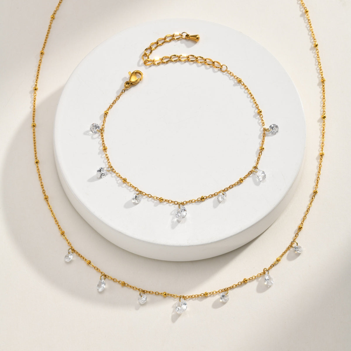 Zircon Stainless Steel Bracelet