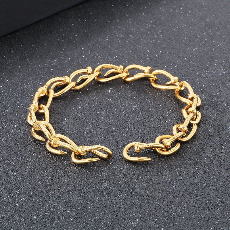 Planderful Everyday Genie Spiny Nail Bracelet for Men