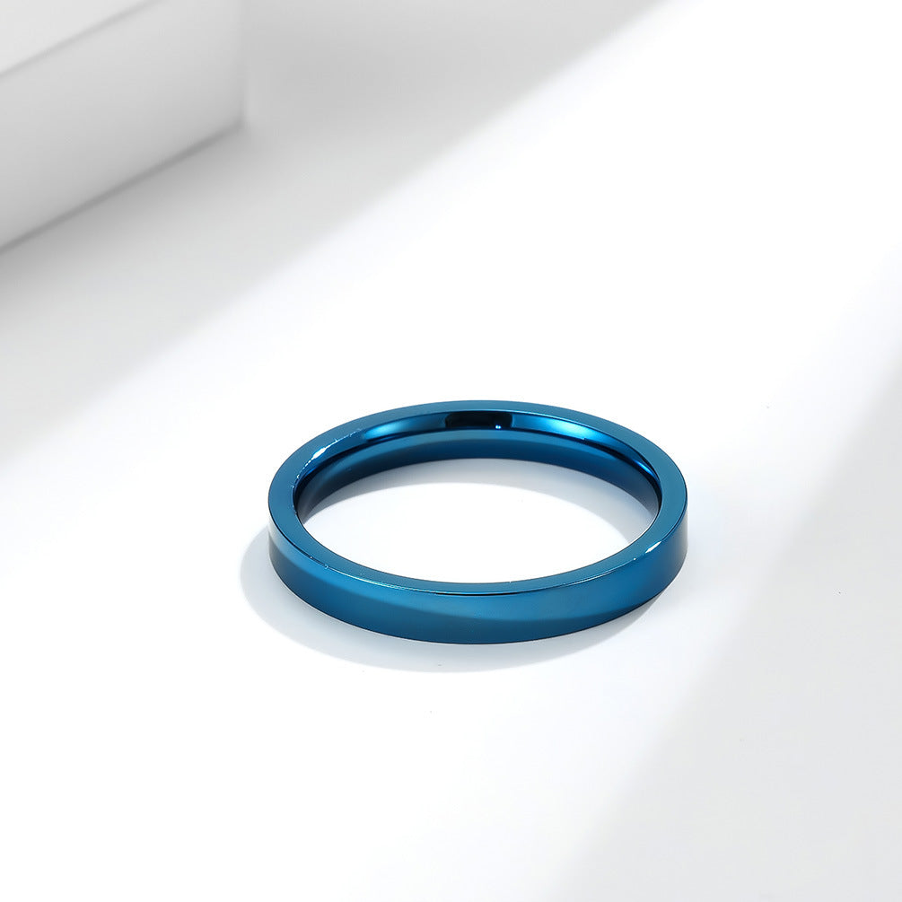 Simple 3MM Stainless Steel Stackable Ring for All