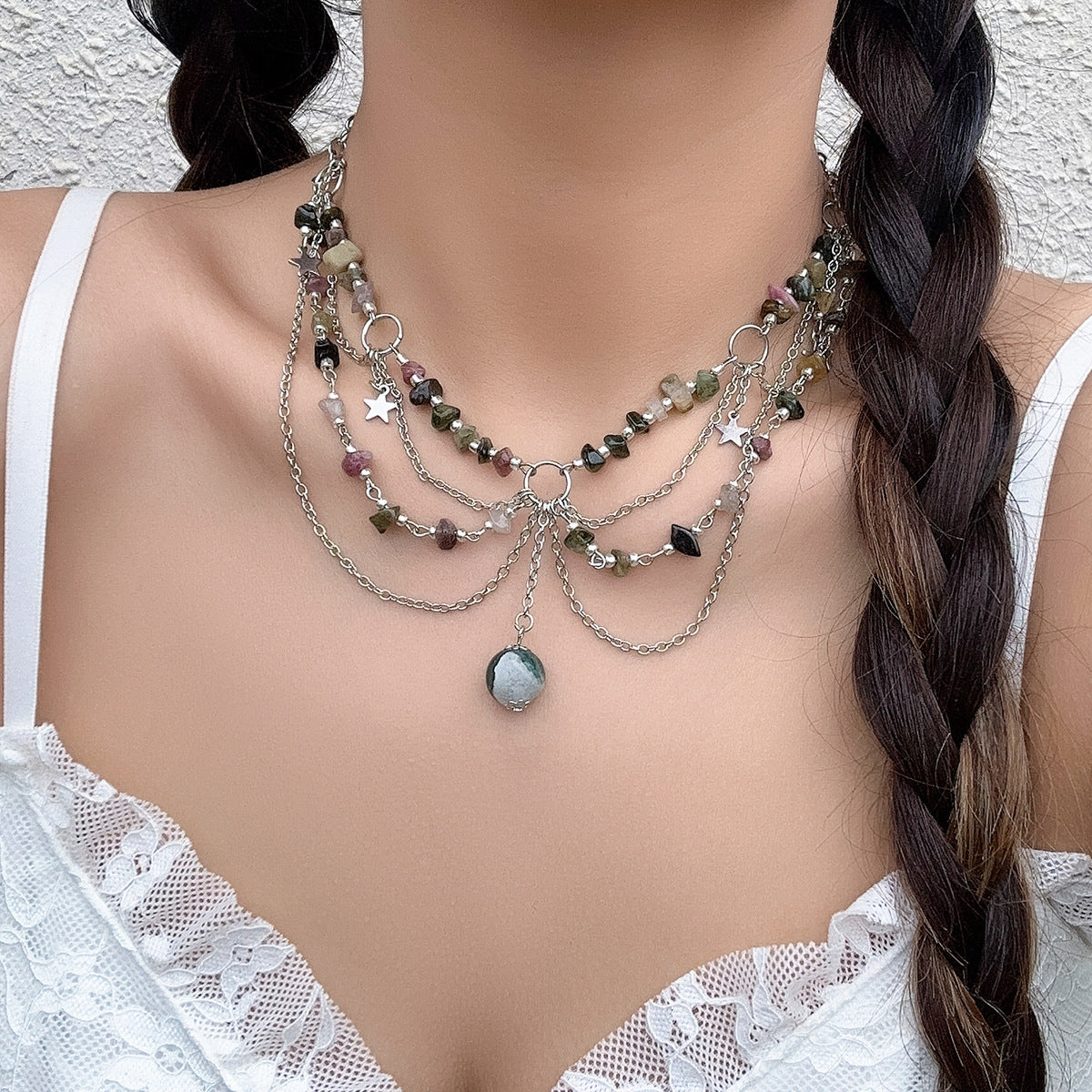 Dopamine Necklace with Butterfly Choker and Pearl Detail - Vienna Verve Collection, Alloy Material, Approx. TBA Gram Weight Each