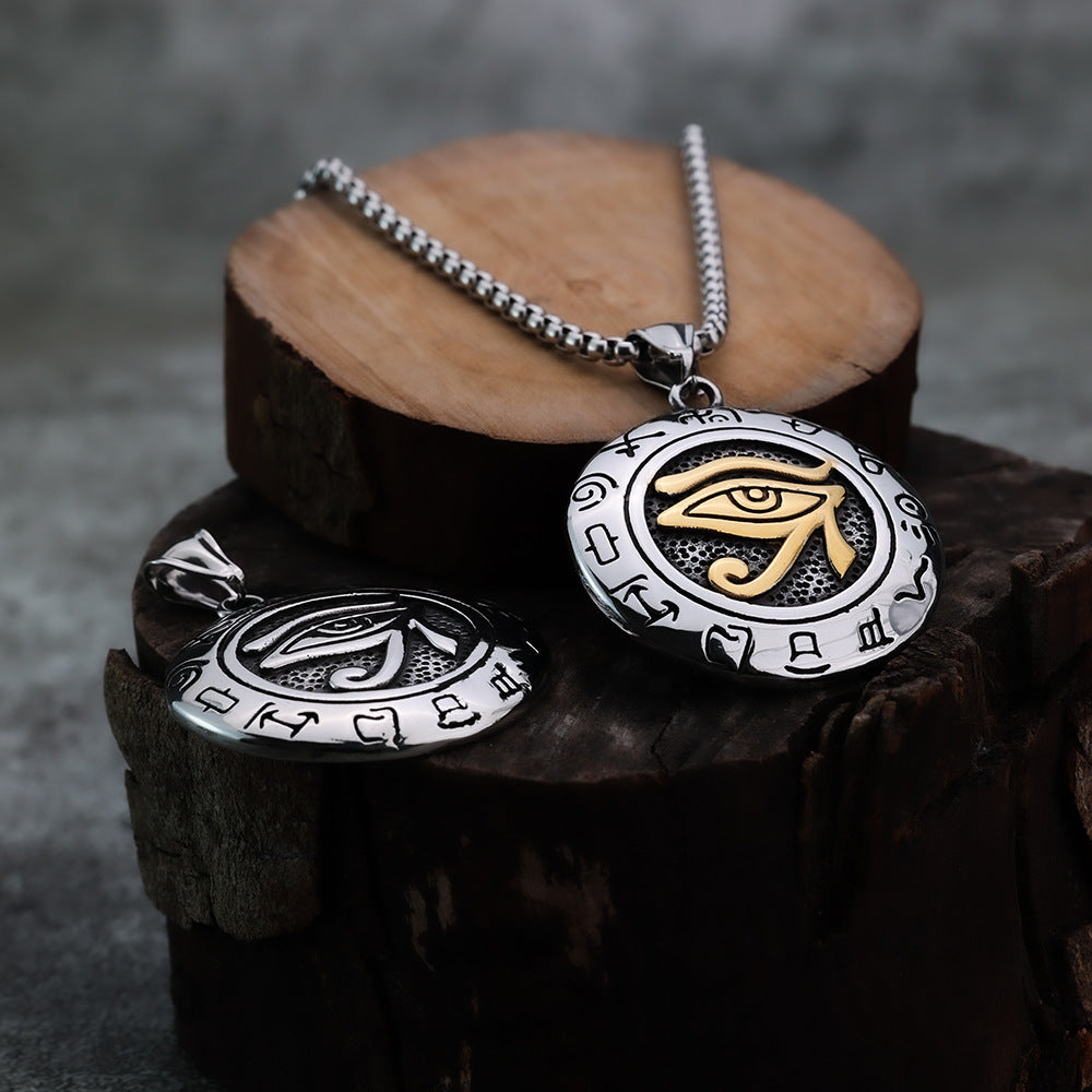 European And American Style Fashion Eye Of Horus Rune Pendant