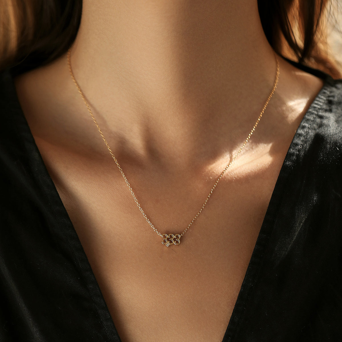 925 Sterling Silver Lucky Number Necklace