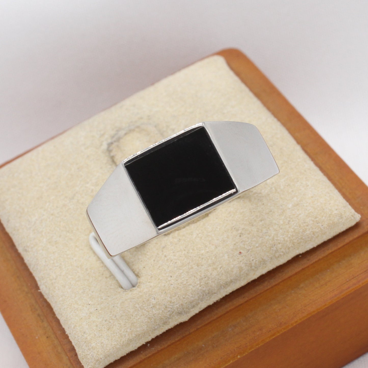 Planderful Jewelry Stainless Steel Ring Epoxy