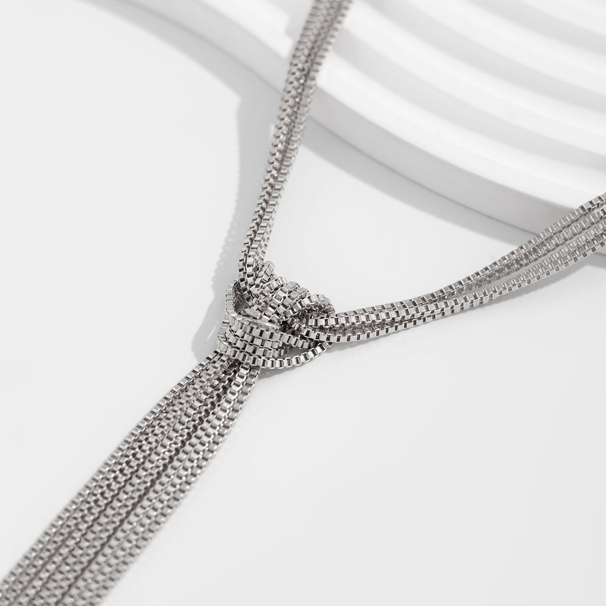 Planderful Vienna Verve Necklace – Fashionable Multi-Layer Y-Shaped Design