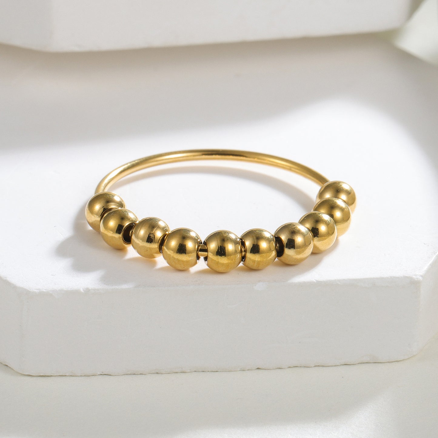 Planderful Rotating Anxiety Relief Bead Ring For Busy Minds