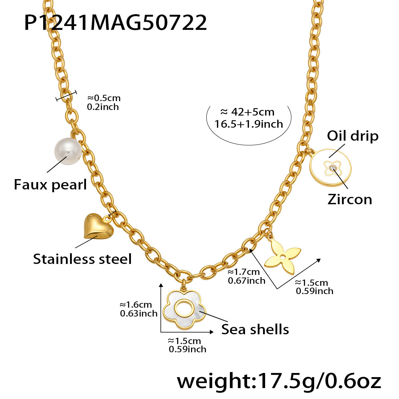 Planderful Everyday Genie Cross Collarbone Necklace Zircon