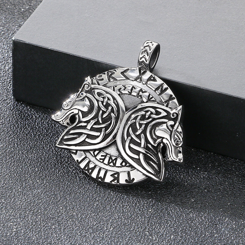 Planderful Celtic Knot Pendant Bold For Men Stainless Steel