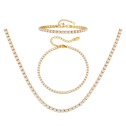 Pearl Stainless Steel Bracelet