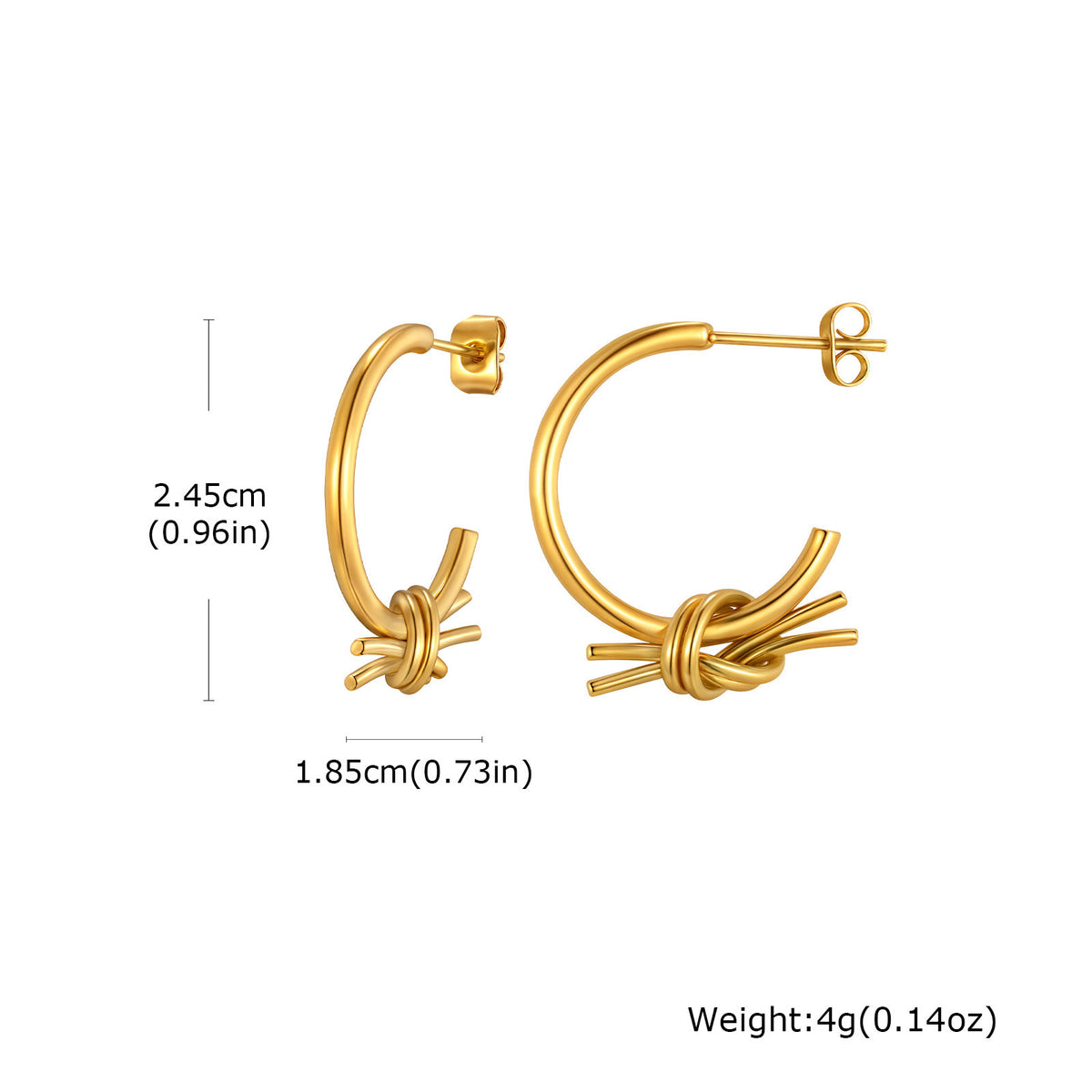 Modern Stainless Steel Earrings