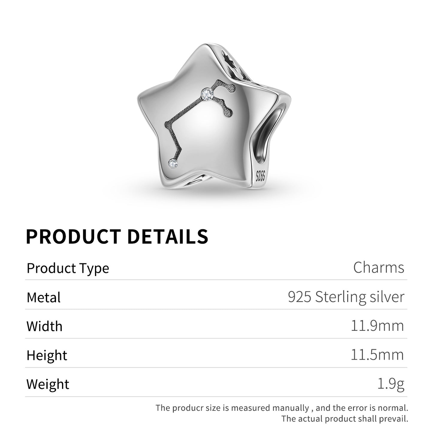 Planderful Jewelry Sterling Silver Bracelet Constellation Beads S925 Minimalist Elegance