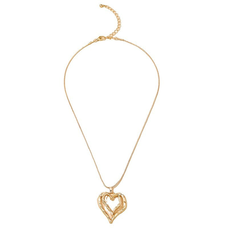 Exclusive Hollow Love Lady Necklace - Vienna Verve Collection