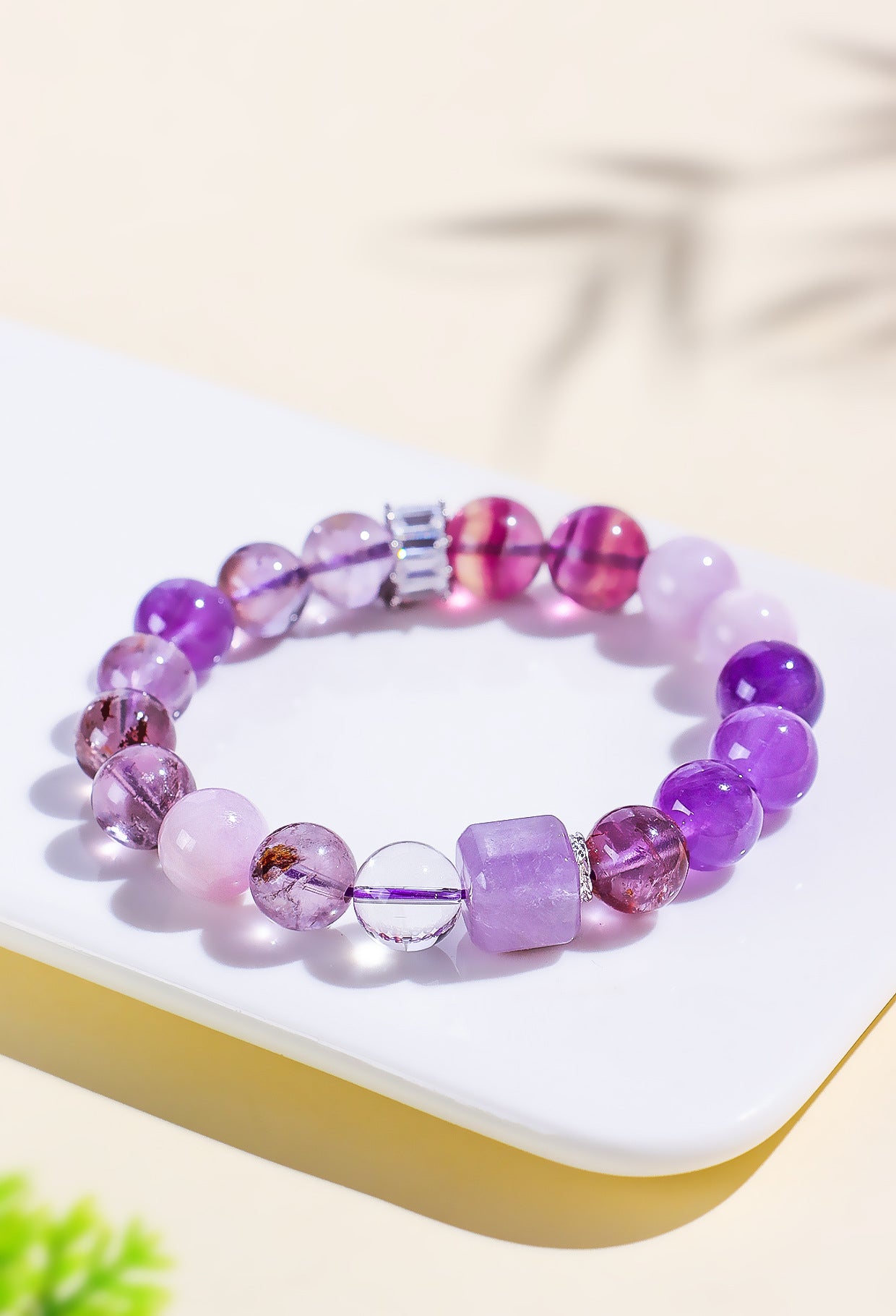 Planderful Fortune's Favor Amethyst Bracelet – Elegant Dreamy Design