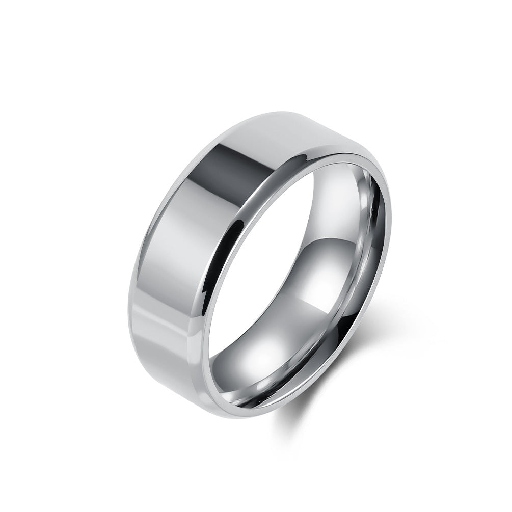 Modern Stainless Steel Ring — Gold / Silver / Black