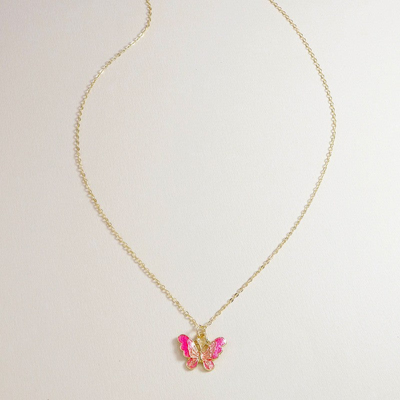 Cross-Border Vienna Verve Butterfly Necklace - Wholesale Vacation Style Jewelry