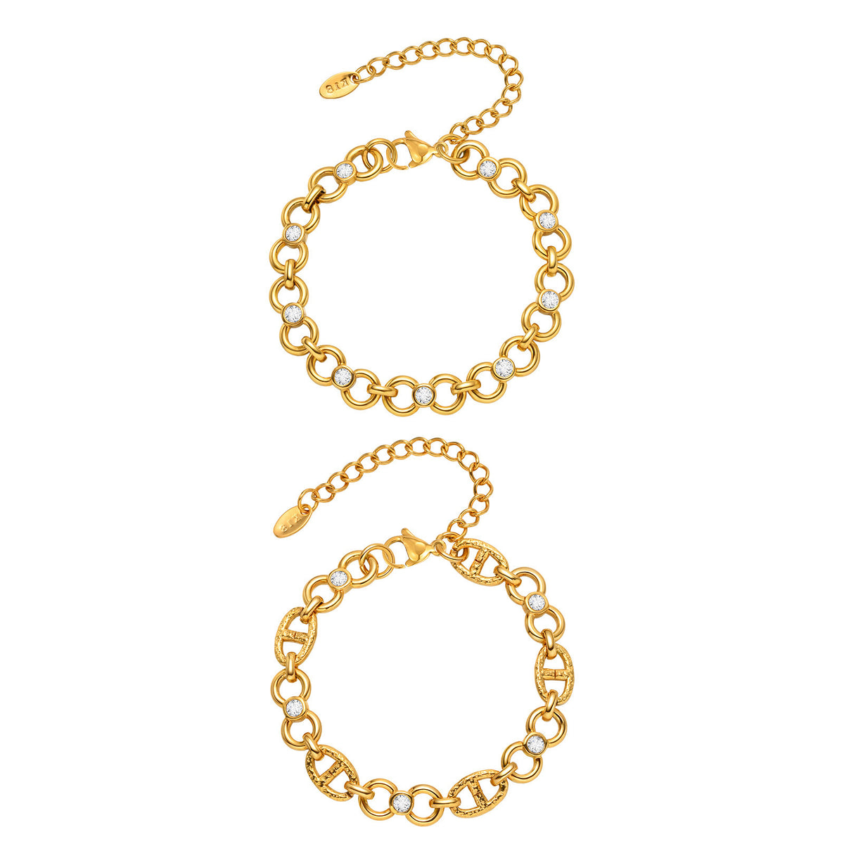Zircon Stainless Steel Bracelet
