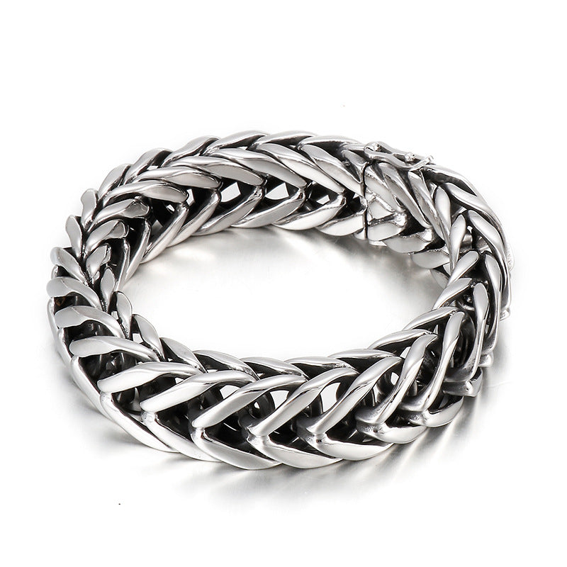 Stylish Men's Stainless Steel Punk Bracelet