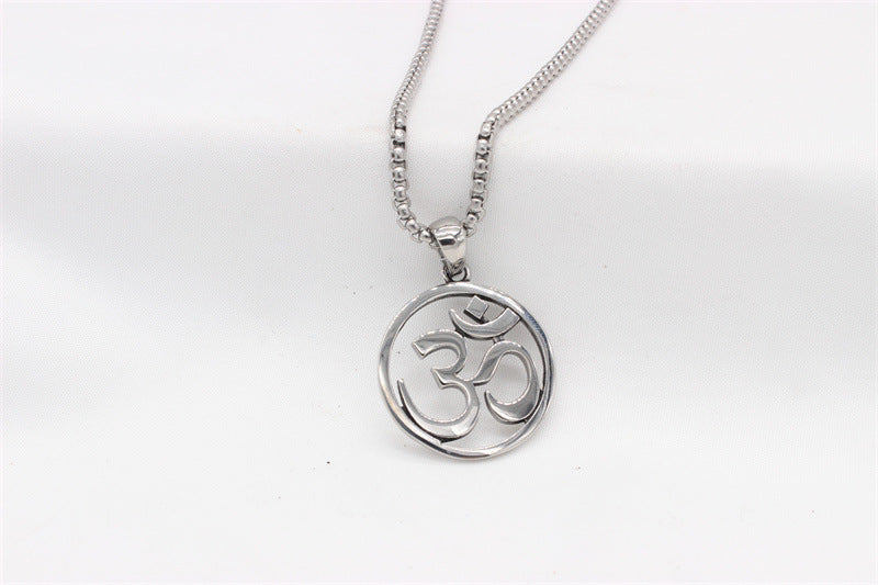 Planderful European And American Religious Symbols Pendant Titanium Steel Unisex Protection Statement Jewelry