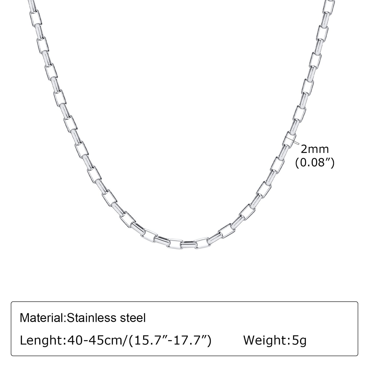 European And American Personality Women's Stainless Steel Necklace