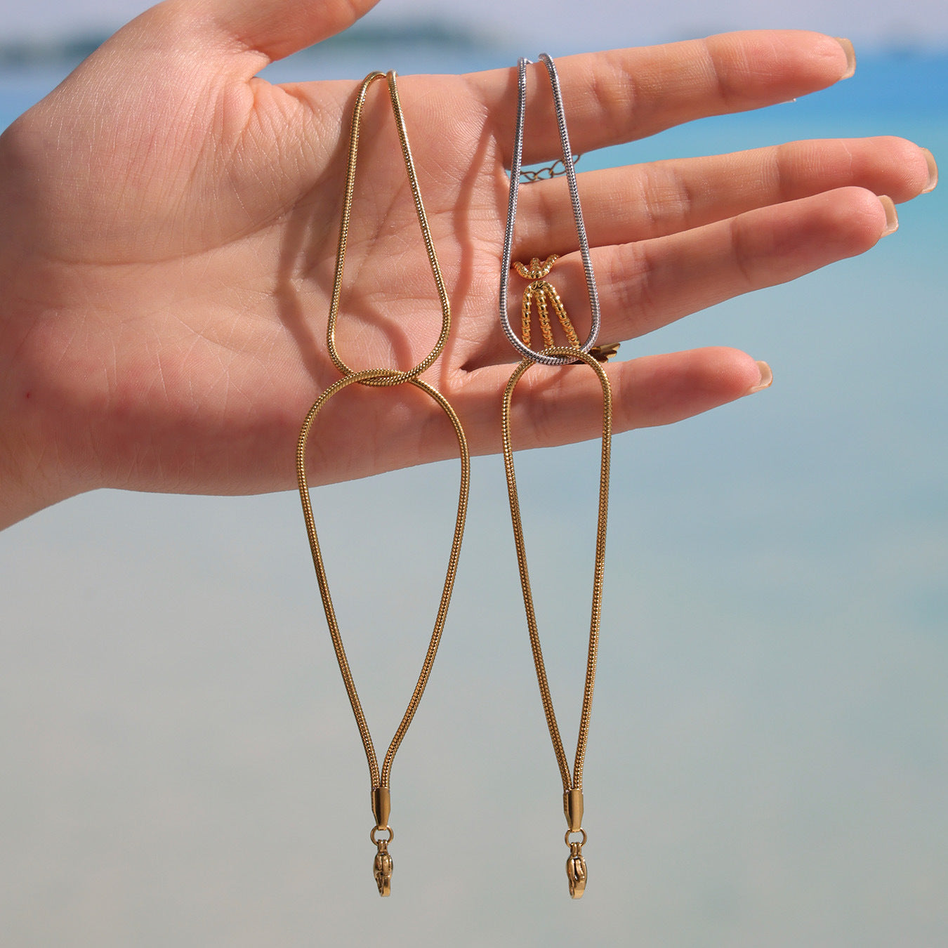 Planderful Stainless Steel Rope Knot Bracelet Everyday Wear