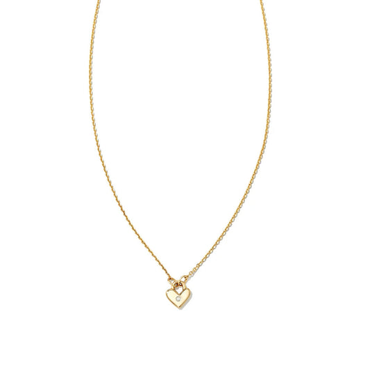 Heart-Shaped Sterling Silver Necklace, Style Creative Design Zircon
