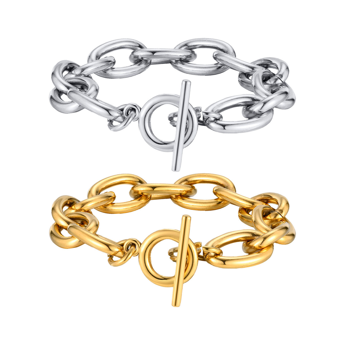 Cross Stainless Steel Bracelet