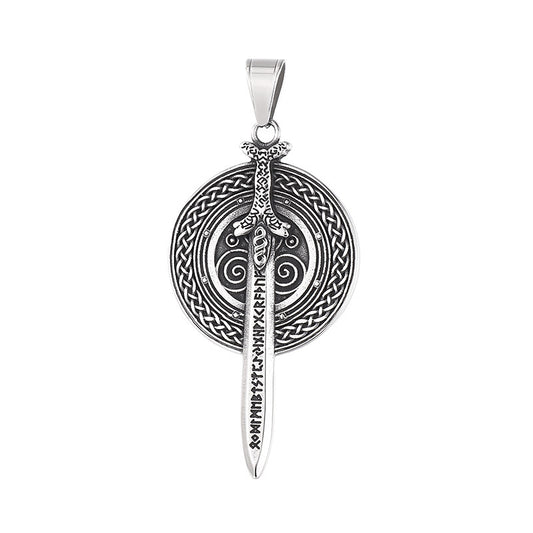 Planderful Viking Pendant Norse Stainless Steel For Men