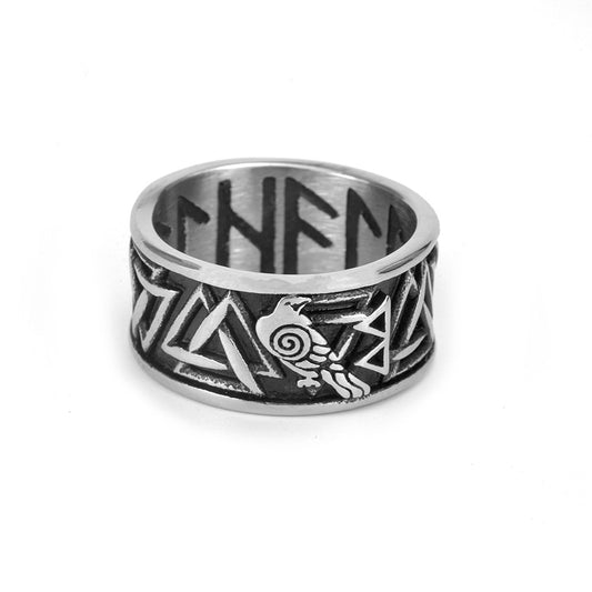 European And American Jewelry Men's Stainless Steel Viking Ring