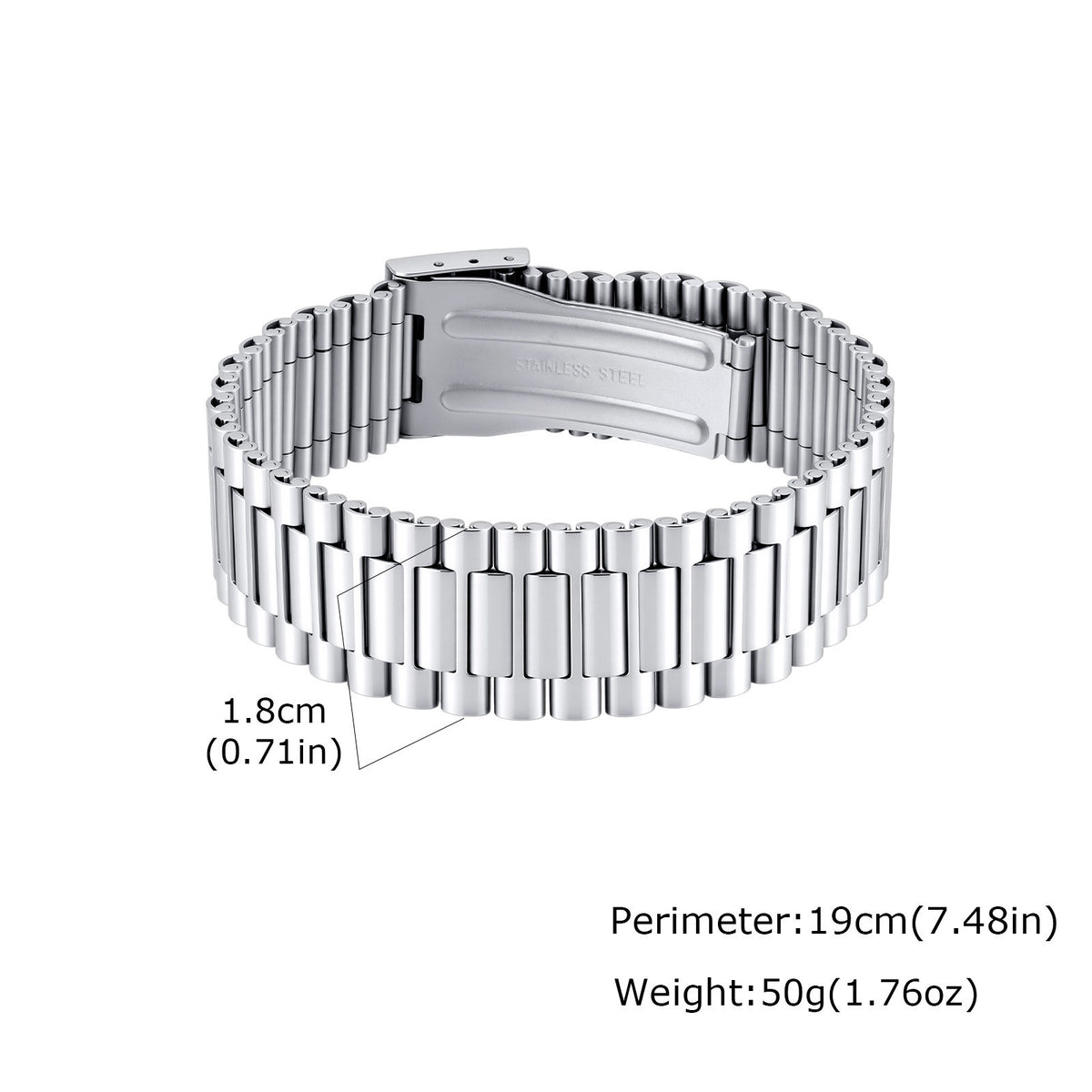 Vintage Stainless Steel Bracelet Unisex