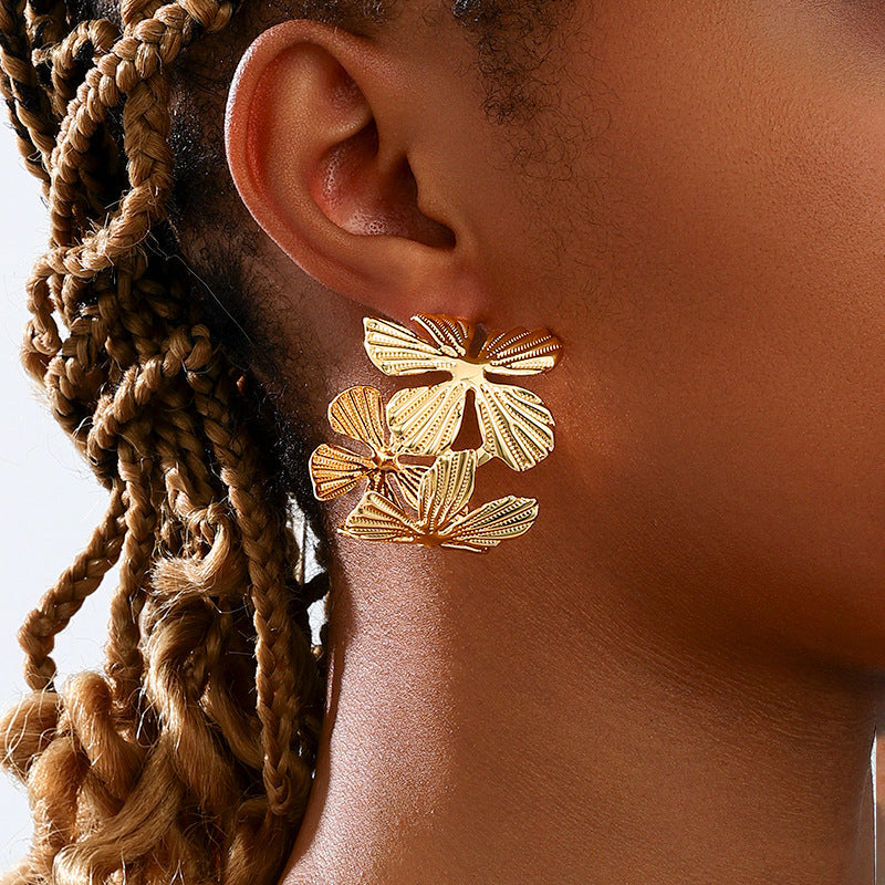 Planderful Vienna Verve Earrings – Creative Retro Flower Design