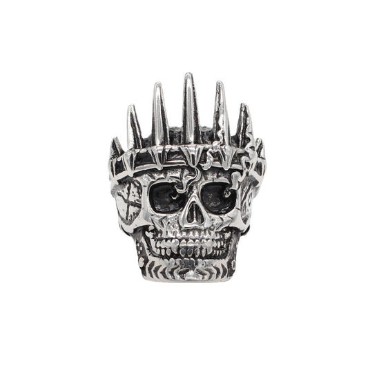 Halloween Skull King Titanium Steel Ring for Men