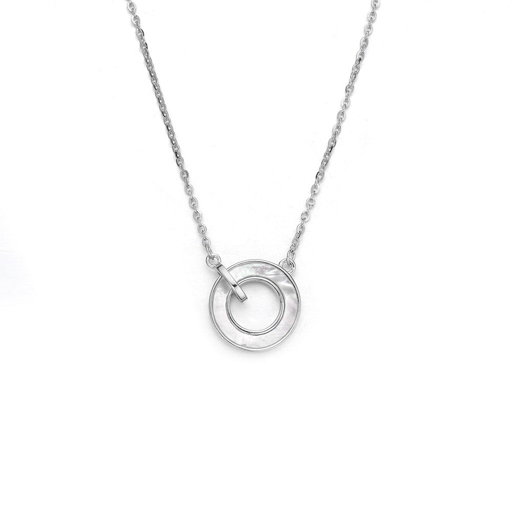 Light Luxury Niche Temperament Sterling Silver Necklace Winter