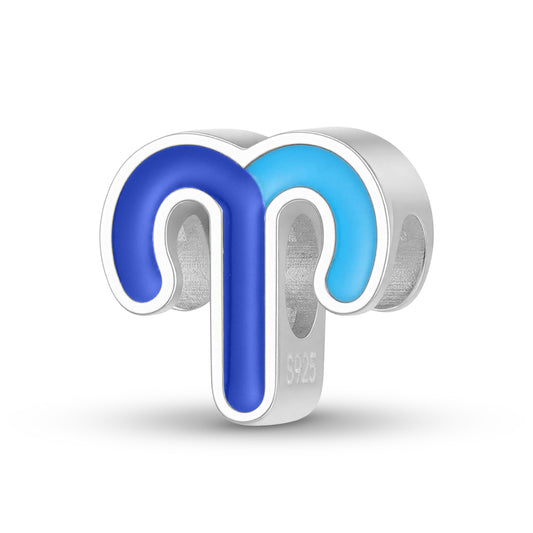 Planderful Jewelry Zodiac Beaded Pendant Bracelet in S925 Sterling Silver Handcrafted Elegance