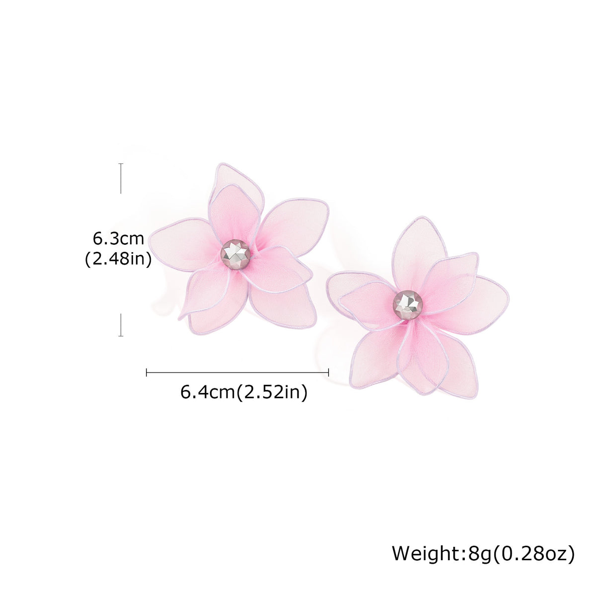Zircon Floral Earrings