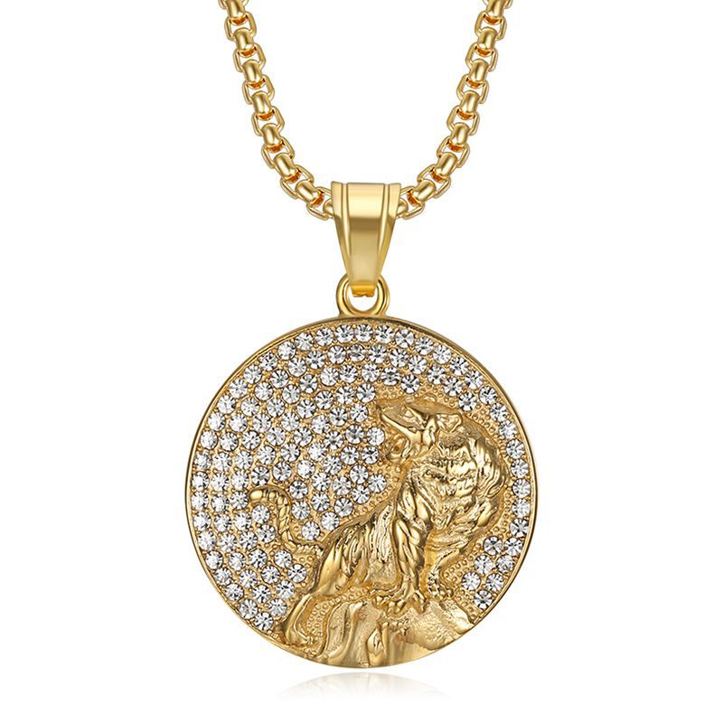 Steel Necklace - Luxury Tiger Pendant