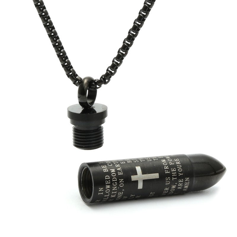 European And American Jewelry Titanium Steel Pendant Necklace