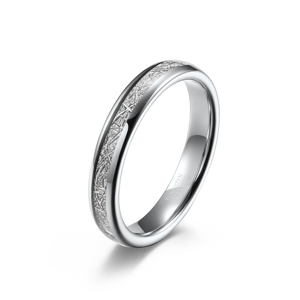 Cross-Border E-Commerce Supply Curved Tungsten Steel Ring