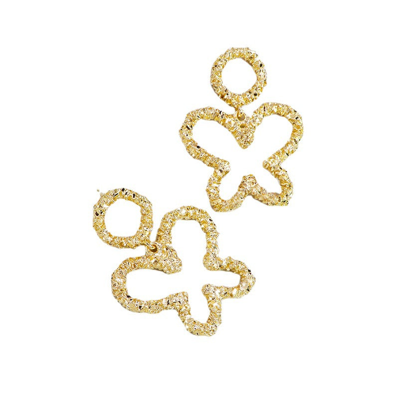 Metallic Butterfly Earrings: Exquisite European-American Jewelry for Instagram Influencers