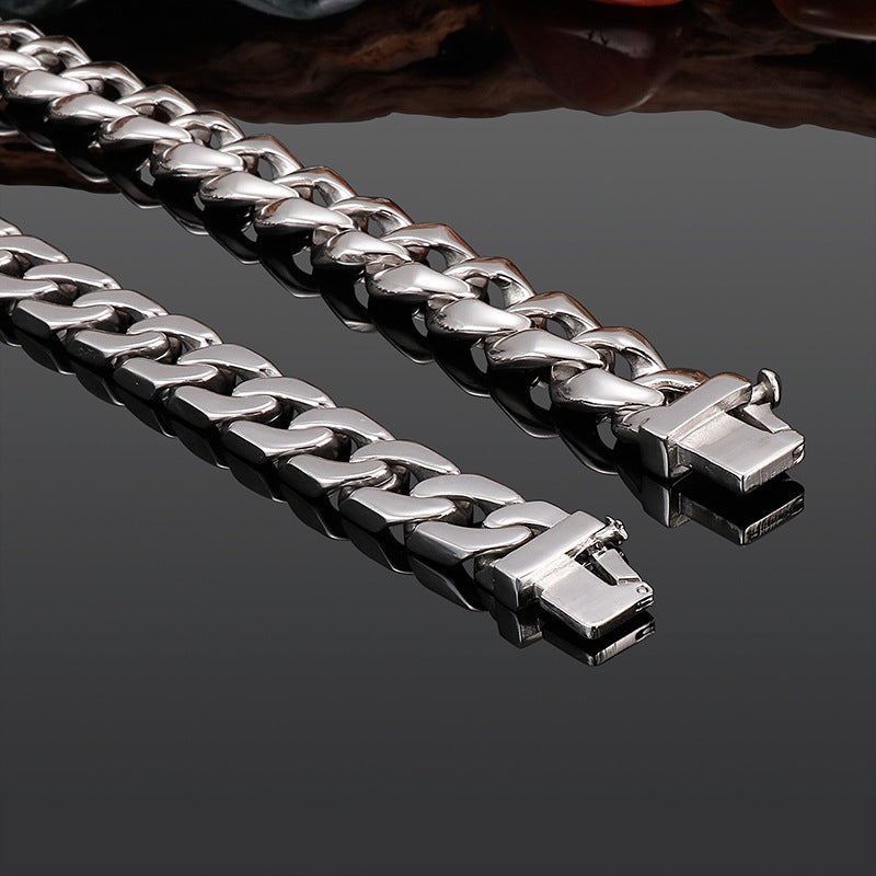 Stainless Steel Chain, Simple Atmosphere Titanium Steel Men's Necklace