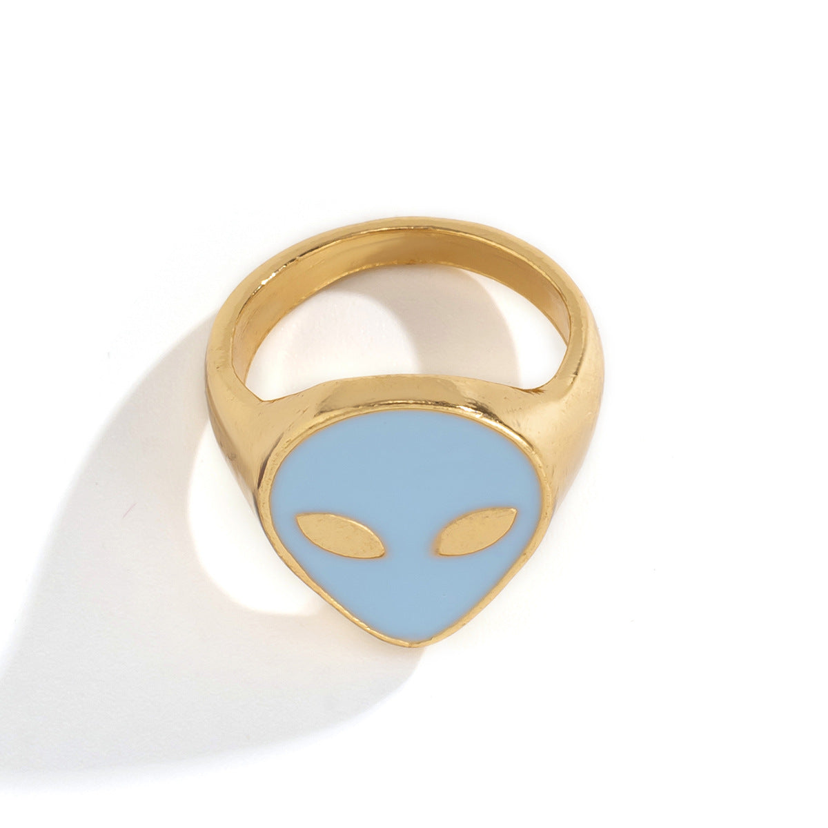 Trendy Heart & Smiley Face Ring - Vienna Verve Collection