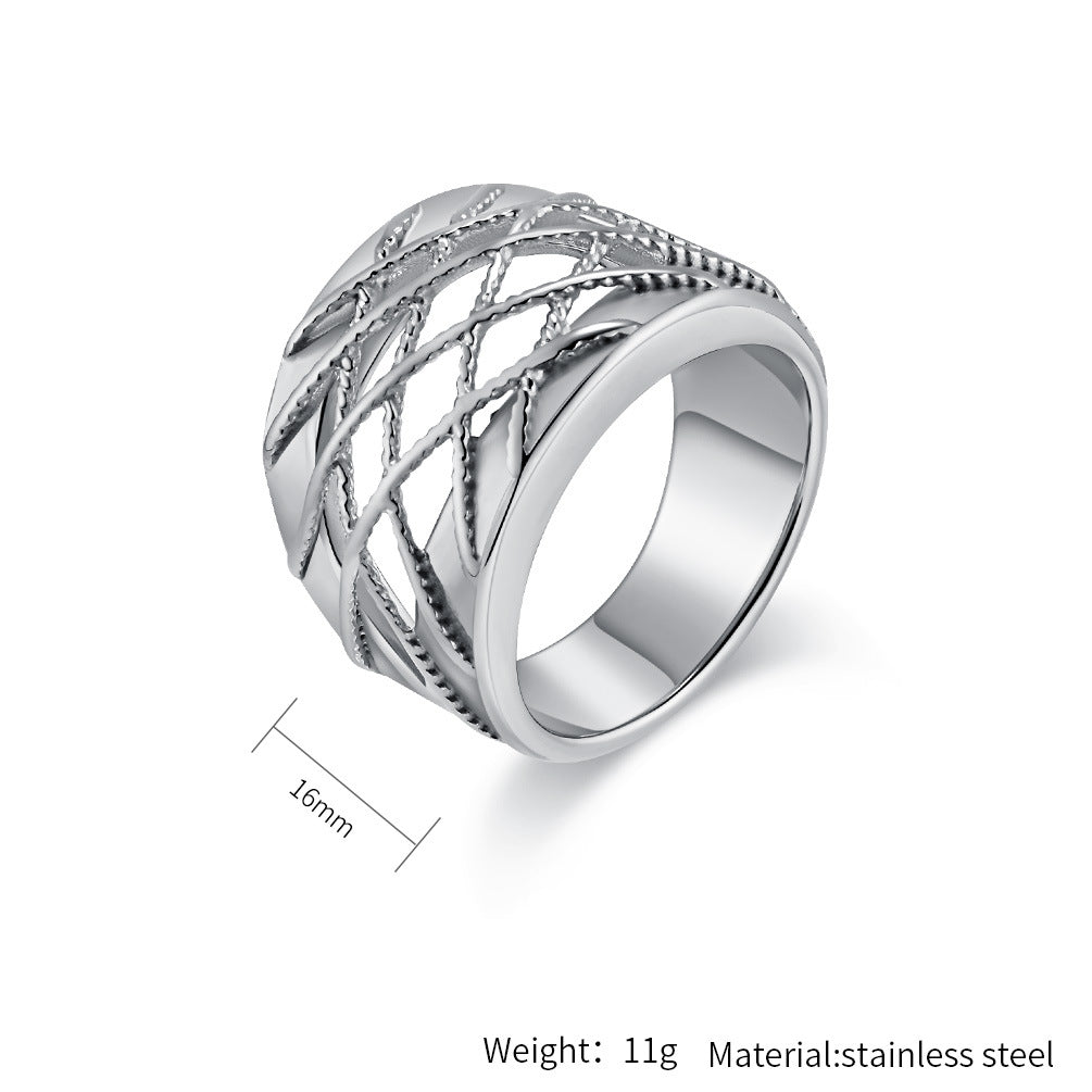 Steel Ring – Luxury Everyday Genie Collection Daily Wear Accessory For Everyday Style And Confidence