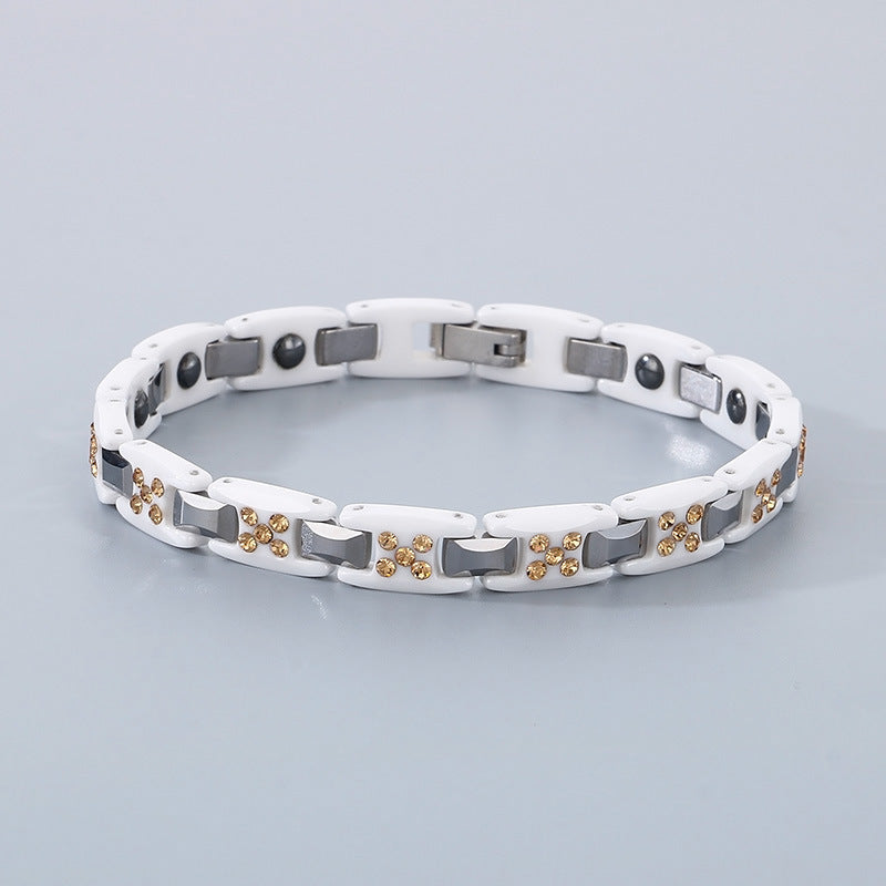 Planderful Dopamine Magnet Tungsten Bracelet Unisex