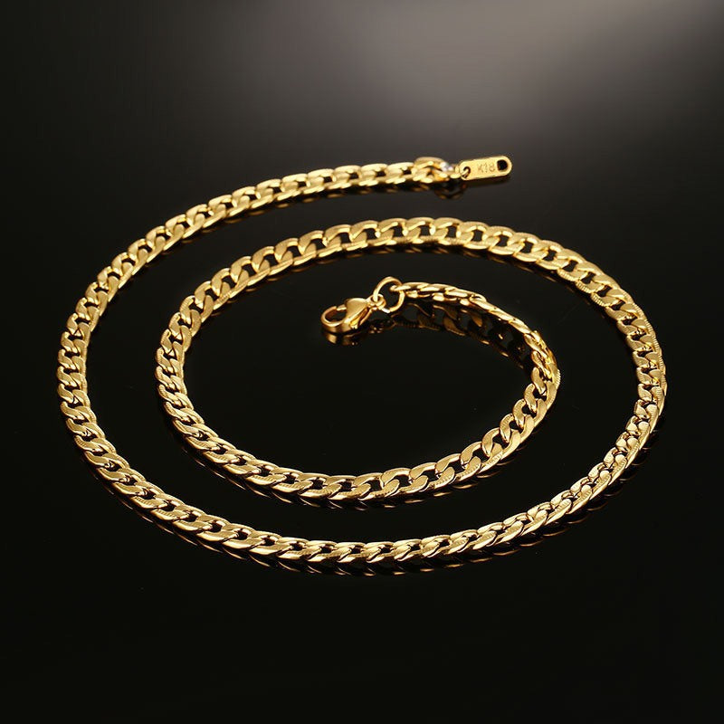 Men's Fashion Personality Necklace Stainless Steel NK Chain