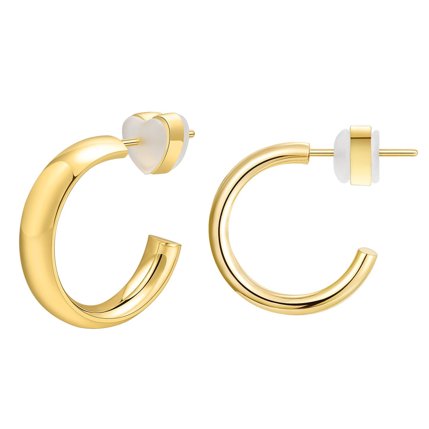 Women's Fashion Earrings Stainless Steel C-Shaped Wholesale