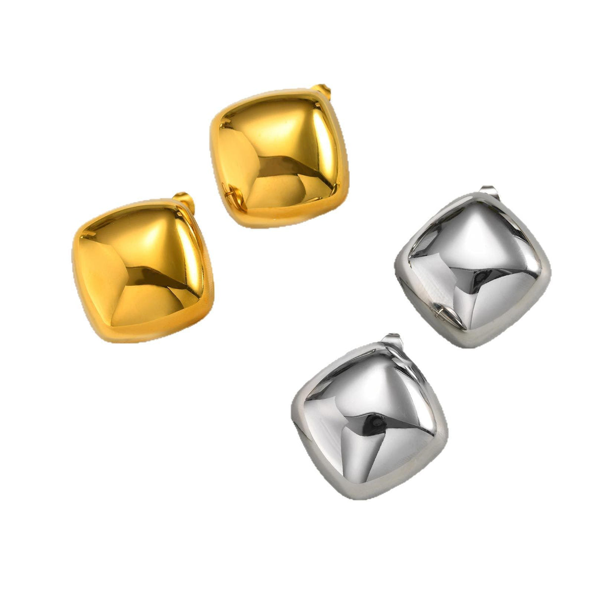 Stainless Steel Geometric Earrings